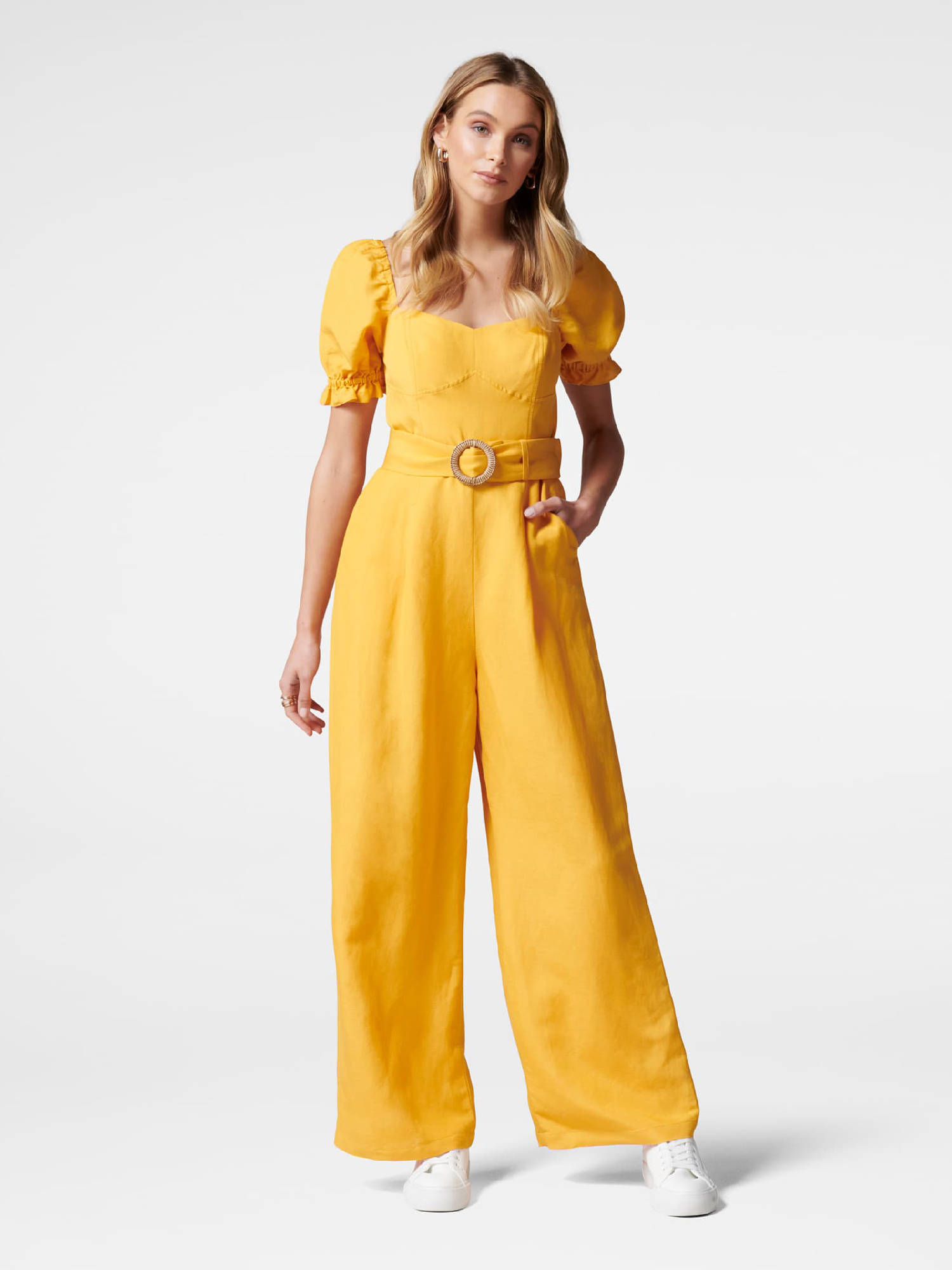 Forever New Bambi Square Neck Jumpsuit 