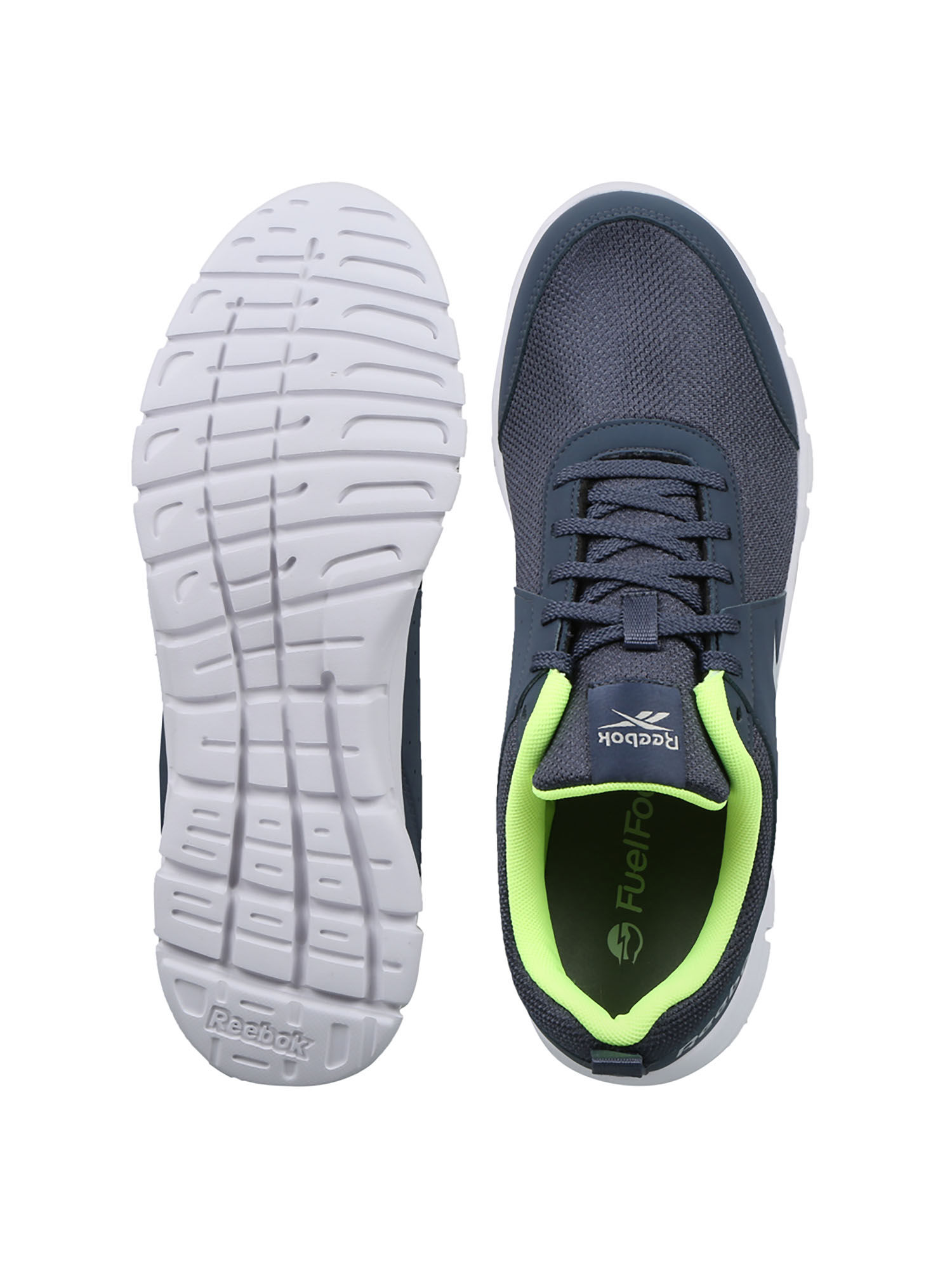 Buy Reebok Blue Patterned Running Shoes 