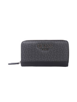 Guess - Black Solid Muze Slg Medium Zip Around
