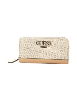 Guess - White Solid Muze Slg Medium Zip Around
