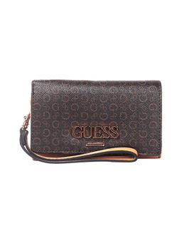 Guess - Brown Solid Muze Slg Phone Organizer