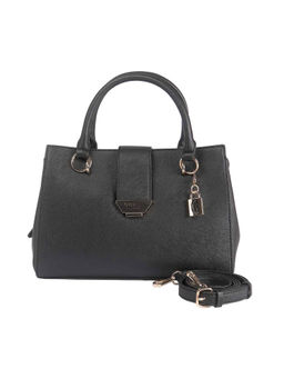 Guess - Black Solid Gerstein Satchel