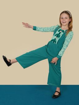 One Friday - Green Full Sleeves Jumsuit
