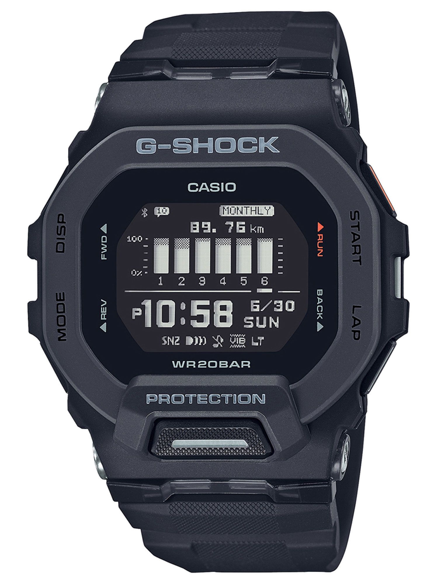 G1146 G-Shock G-Squad ( GBD-200-1DR ) Digital Watch - For Men