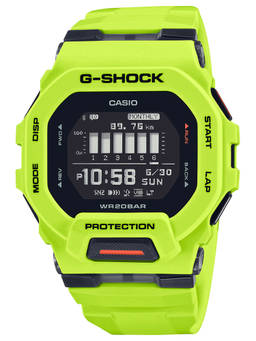 Casio - G-Shock GBD-200-9DR Digital Dial Lime Green Resin Strap Men'S Watch G1148