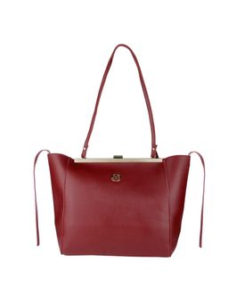 Gio Collection - Red Tote Handbag