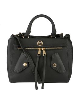 Gio Collection - Black Satchel Handbag
