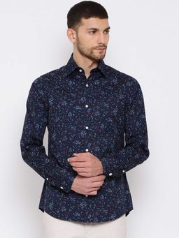 GANT - Blue Printed Casual Shirt