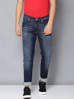 GANT - Blue Solid Regular Fit Jeans