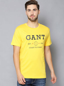 GANT - Yellow Stripes Regular Fit T-Shirt