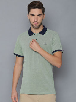 GANT - Green Solid Regular Fit T-Shirt