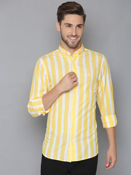 GANT - Yellow Stripes Slim Fit Shirt