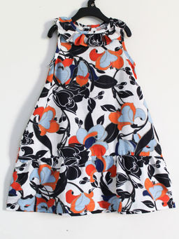 Woonie - Multicolored Cotton Frock