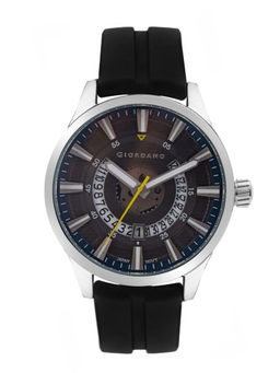 Giordano - Men's Black Round Analog Watch