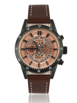 Giordano - Men's Rose Gold Round Analog Watch