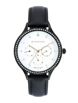Giordano - Women's White Round Analog Watch