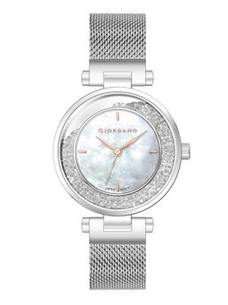 Giordano - Women's Silver Round Analog Watch