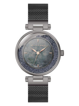 Giordano - Women's Grey Round Analog Watch