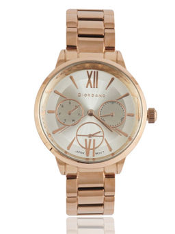 Giordano - Women's Silver Round Analog Watch
