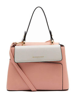 Giordano - Women'S Pink/Grey Satchel Bag