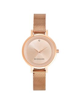 Giordano - Rosegold Women's Round Analog Watch