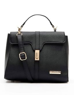 Giordano - Black Solid Satchel
