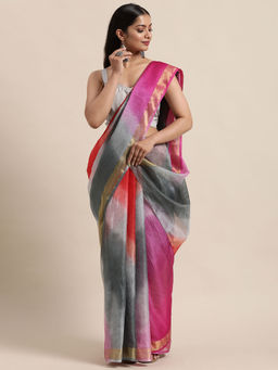 Geroo Jaipur - Hand Dyed Shaded Kota Silk Saree