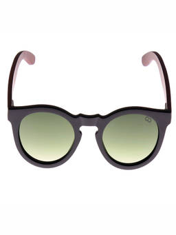 Gio Collection - Wayfarer Women Sunglasses - Black