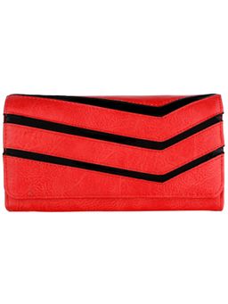 Gio Collection - Red Plain Wallet
