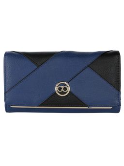 Gio Collection - Navy Blue Plain Wallet