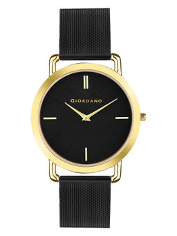 Giordano - Black Mens Round Analog Watch - GD4057-22