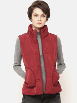 Gipsy - Maroon Patterned Jacket