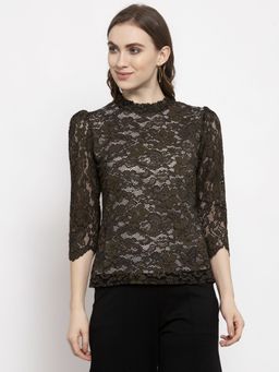 Gipsy - Olive Patterned Top