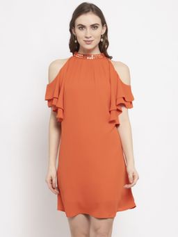 Gipsy - Orange Solid Dress