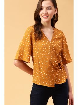 Gipsy - Mustard Printed Top