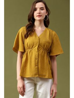 Gipsy - Lime Printed Top