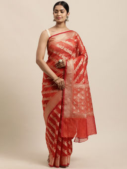 Geroo Jaipur - Handwoven Kota Doria Saree