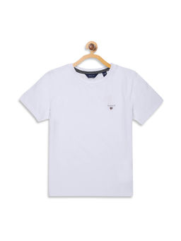 GANT - White Solid T-Shirt