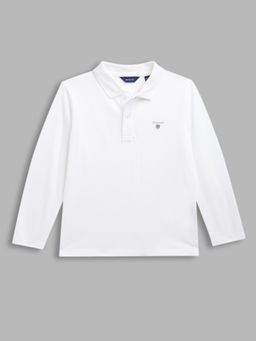 GANT - Boys White Polo T-shirt