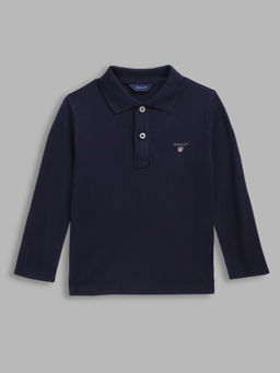 GANT - Boys Navy Blue Polo T-shirt