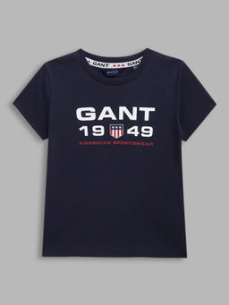 GANT - Boys Navy Blue T-shirt