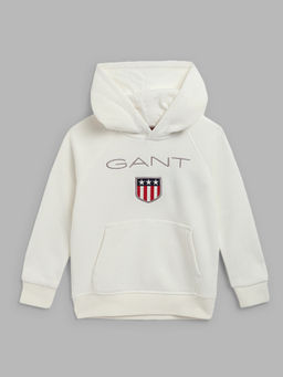 GANT - Unisex Off White Hoodie