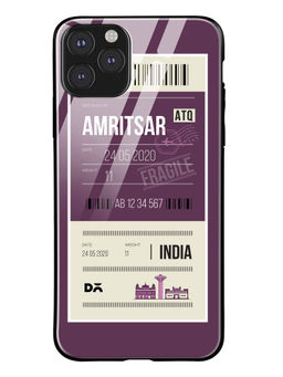 DailyObjects - Multi-Color Amritsar City Tag Glass Case Cover For iPhone 11 Pro Max 6.46"