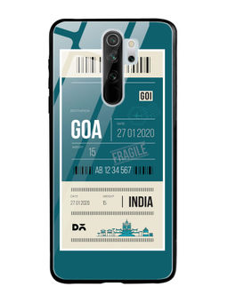 DailyObjects - Multi-Color Goa City Tag Glass Case Cover For Xiaomi Redmi Note 8 Pro 6.53"