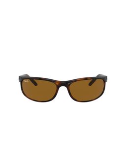 Ray-Ban - Uv Protected Rectangle Unisex Sunglasses - ( 0RB2027 | 62 mm | Brown )