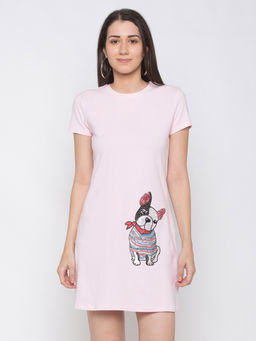 Globus - Pink Printed Dress