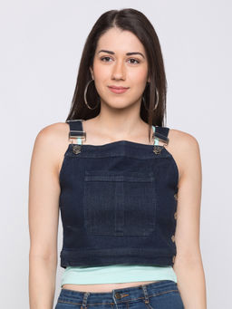 Globus - Navy Blue Solid Top