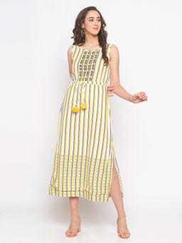 Globus - Mustard Stripes Dress