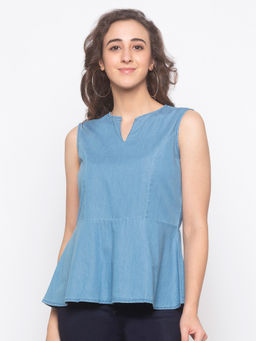 Globus - Blue Solid Top