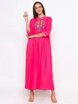 Globus - Pink Printed Dress